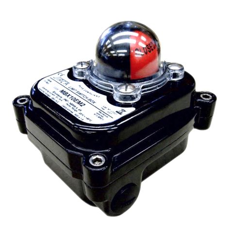 Pneumatische kogelkraan switchbox
