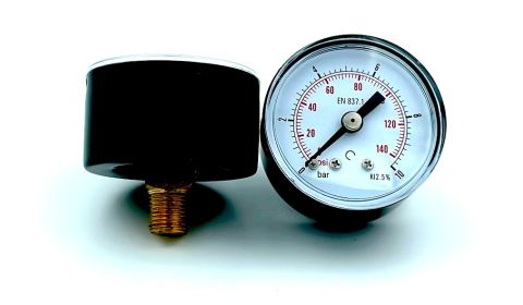 Mano A.A. &oslash;40 G1/8'' 0-10 bar zwart