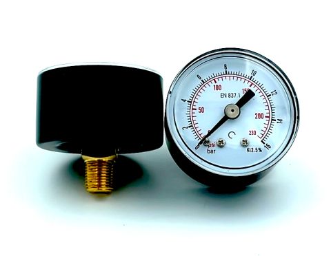 Mano A.A. &oslash;40 G1/8'' 0-16 bar zwart