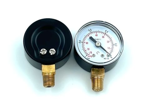 Mano O.A. &oslash;40 G1/8'' -1,0 - 0bar zwart