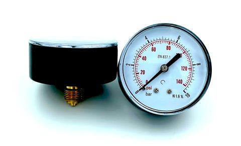 Mano A.A. &oslash;63 G1/4'' 0-10 bar zwart