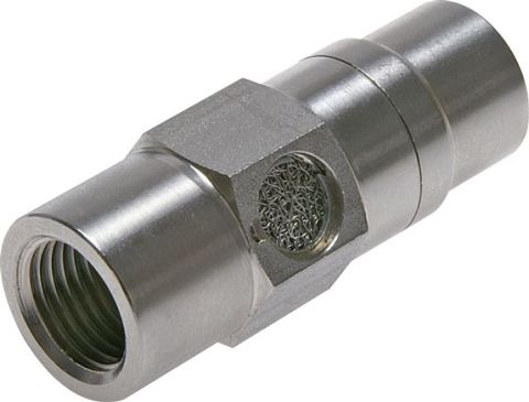 Snelontluchter compact G1/4'' RVS316L