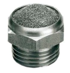 Geluiddemper G1/4'' RVS304