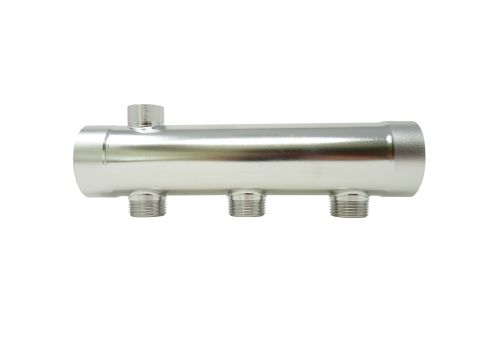 Verdeelblok 1zdg RVS R3/4" 10xuitg.G1/2