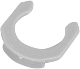 Borgclip 4mm grijs