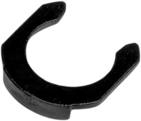 Borgclip 4mm zwart