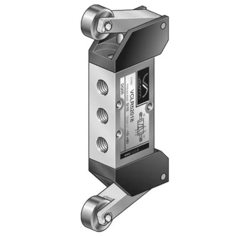 Ventiel 5/2 G1/8" DUO rolbediend Bi stab