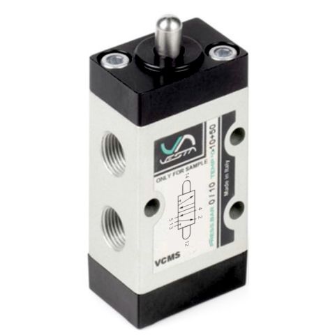 Ventiel 5/2 G1/4" stiftbediend flipflop