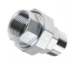 RVS Koppeling bi-bu vlak 1.1/2"