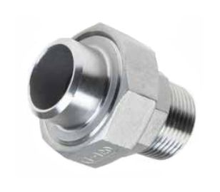 RVS Koppeling las-bu vlak 1.1/2"