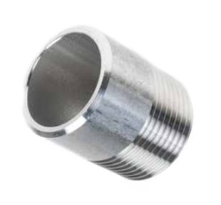 RVS Lasnippel 1/2'' x 50 mm