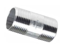 RVS Pijpnippel 2" x 200 mm