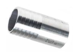 RVS Slangtule, laseind 21.3 mm 1/2"