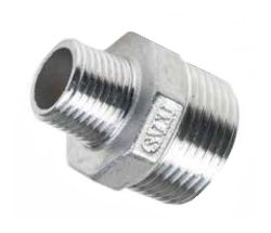 RVS Verloopnippel 2" x 1"