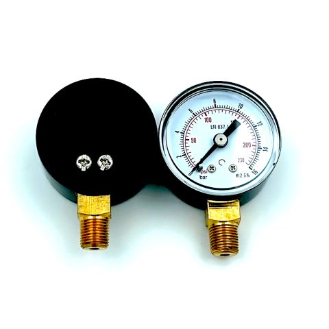 Mano O.A. ø40 G1/8'' 0-16 bar zwart