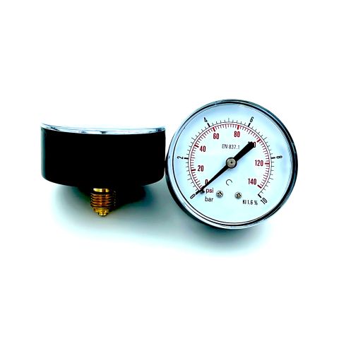 Mano A.A. ø63 G1/4'' 0-10 bar zwart