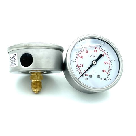 Mano A.A. ø63 G1/4'' 0-10 bar glyc.