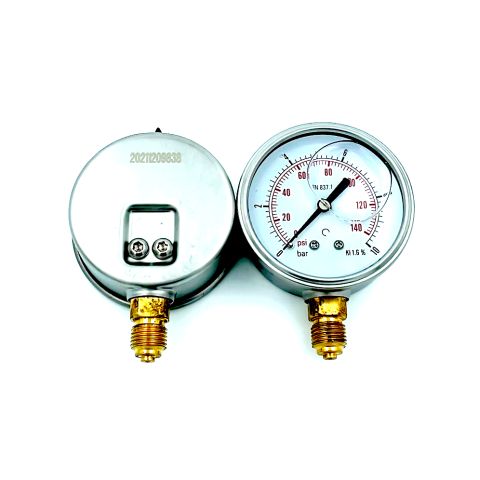 Mano O.A. ø63 G1/4'' 0-10 bar glyc.