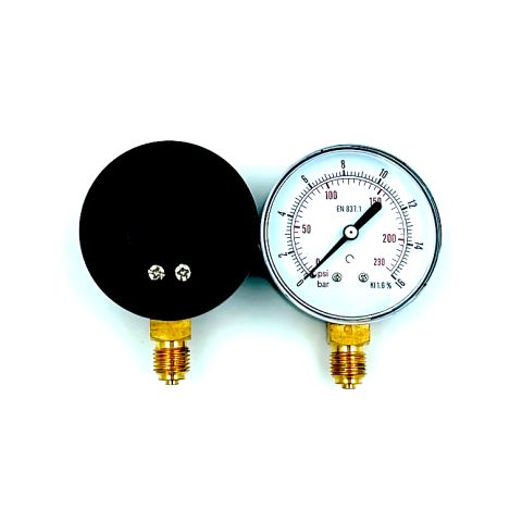 Mano O.A. ø63 G1/4'' 0-16 bar zwart