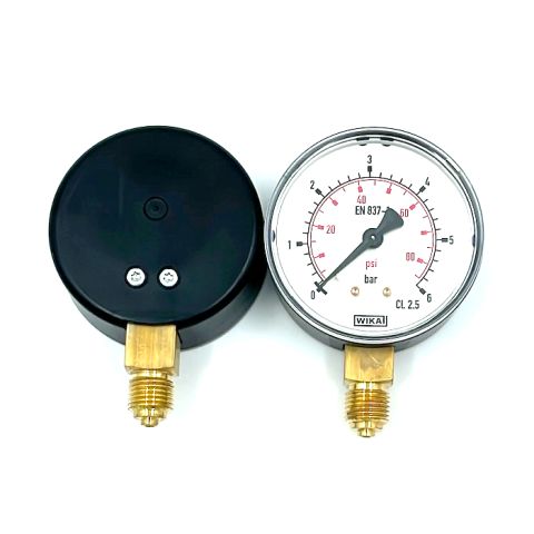 Mano O.A. ø63 G1/4'' 0-6 bar Kunststof