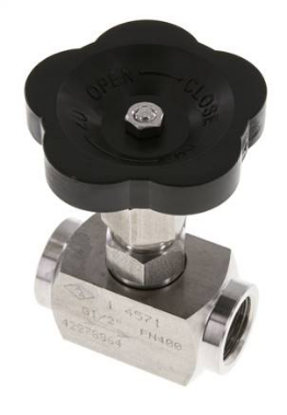 Naaldafsluiter DN7 G1/2'' PN400 RVS