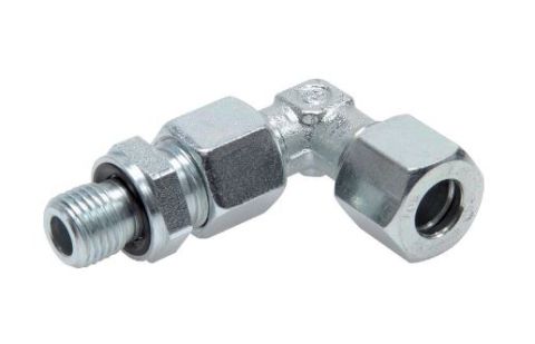 Knie knelkoppeling 10L x G1/4'' staal