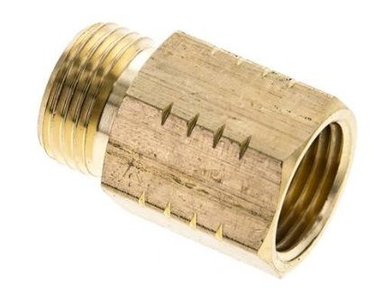 Verloopnippel G1/2'' bu. x 1/2 NPT bi.