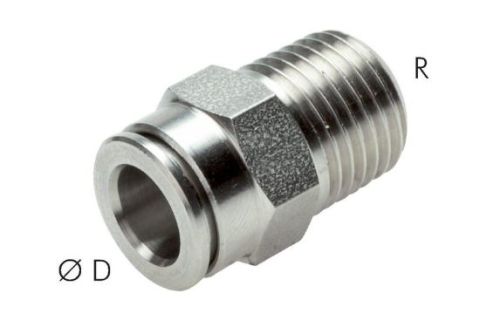 RIKI 4mm x R1/4" RVS/FKM