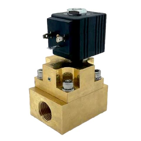 2/2-w. NC Ms/PBT-FKM G1/2''DN12 3-150bar