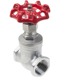 RVS Schuifafsluiter 1/2''