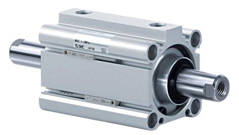 Compact cilinder ø25x25 dub.zuigerstang