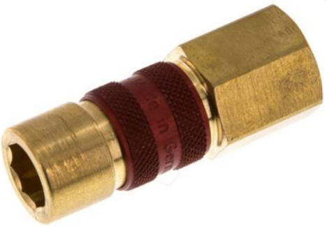 Snelkoppeling 8hoek profiel DN5,F-G1/4"