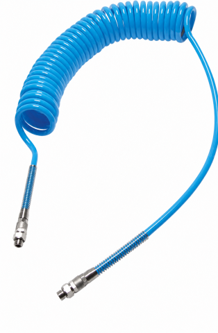 Spiraalslang 8 x 5 blauw L=8m