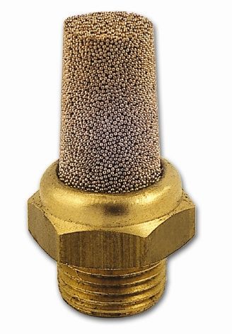 Geluiddemper G1'' Messing/sinterbrons