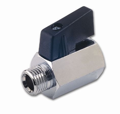 Mini kogelkraan G1/4'' binnen x buiten