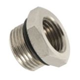 Reduceernippel para.+ring G3/8"xG1/2"
