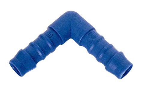 Knie slangpilaar insteek 6mm kunststof