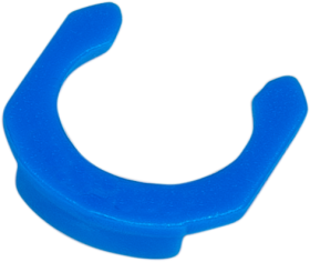 Borgclip 6mm blauw