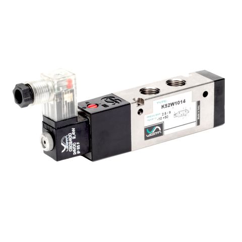 5/2 ventiel G1/8" NC elektrisch/veerr.