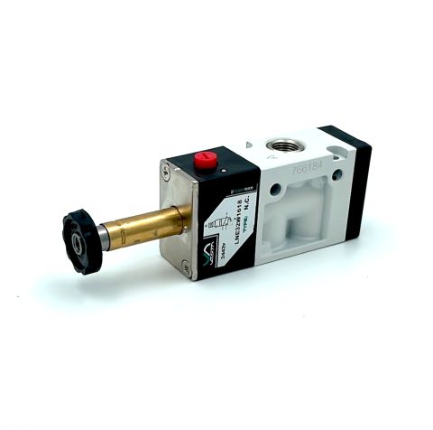 3/2 ventiel G1/8" NC electrisch/veerr.