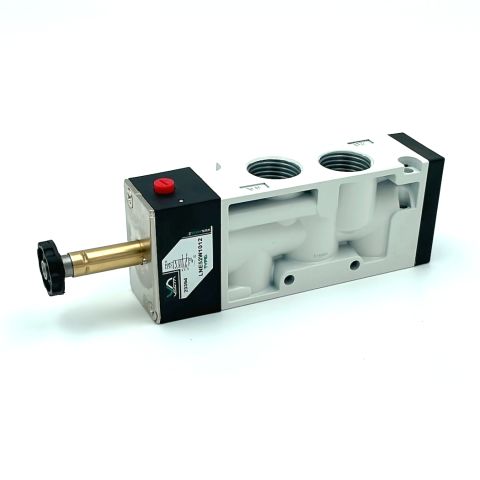 5/2 ventiel G1/2" NC electrisch/veerr.