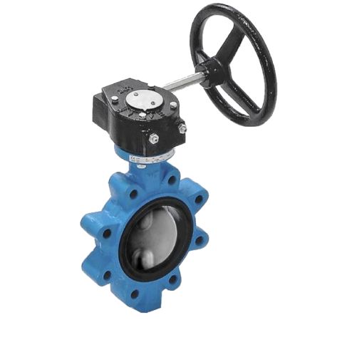Vlinderklep handbediend DN450 PN10 Lug